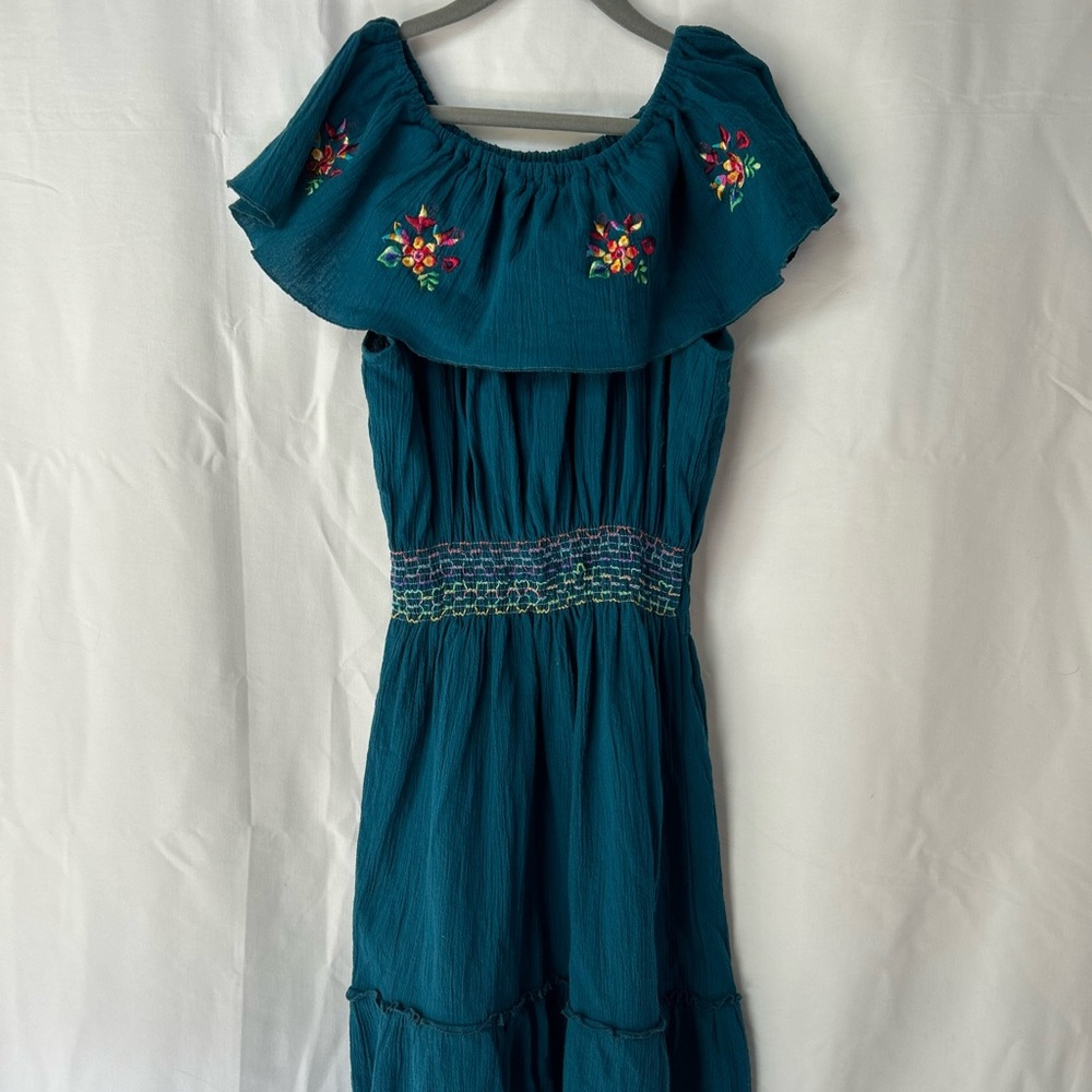 Unbranded Mexican style girls dress, approx, sz11-12